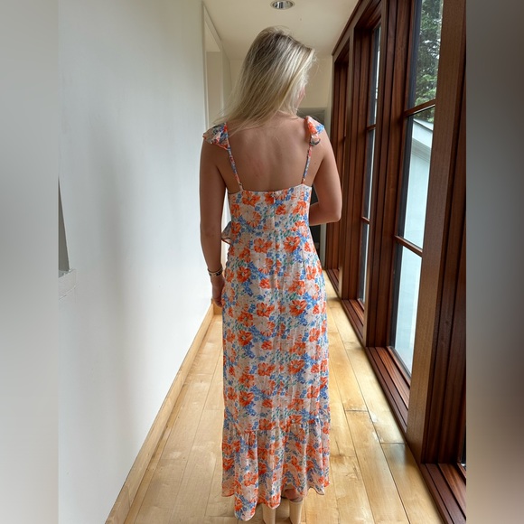 ASTR The Label Sweetheart Floral Ruffle Mido Dress size S - Picture 8 of 10